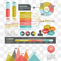多种多样PPT矢量数据图分析图