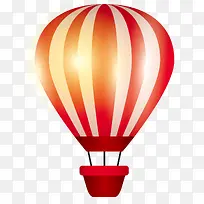 红色反光卡通热气球