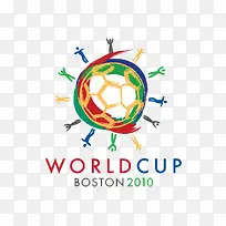 世界杯足球海报涂鸦
