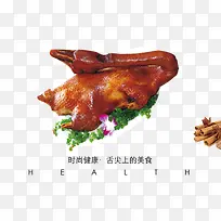 美味焖鹅肉美食餐品