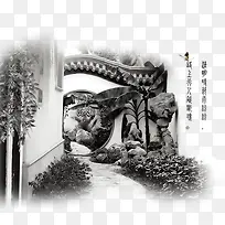 复古建筑素材