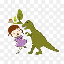 恐龙和女孩