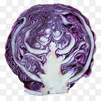 紫色卷心菜免抠素材