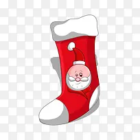 圣诞老人红色长筒袜