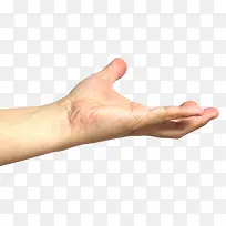手心朝上的手势