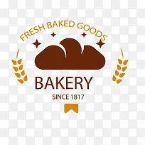 创意烘培面包店标志