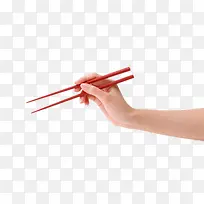 拿筷子的手