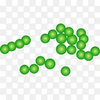 绿色细胞分裂素材图