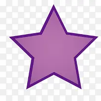 紫色的星星