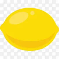 黄色卡通水果柠檬
