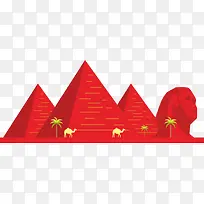 红色金字塔