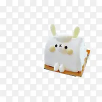 白色兔子奶油蛋糕
