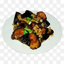肉末茄子的制作
