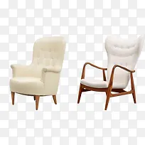 白色椅子和沙发