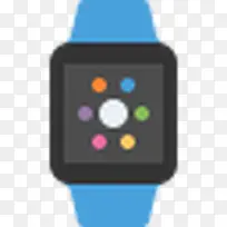 蓝色的Apple Watch图标