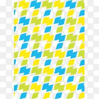 简约方块连续图案装饰矢量
