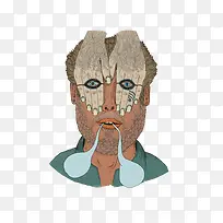 艺术抽象人物头像PNG