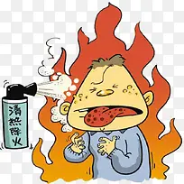 嗓子上火