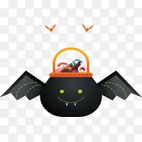 黑色蝙蝠糖果袋