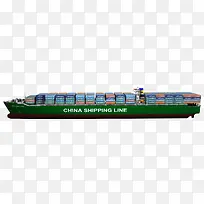 绿色海运船