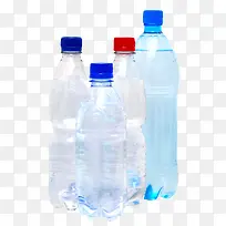 透明解渴蓝红瓶盖塑料瓶饮用水实