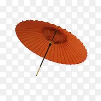 雨伞大红色雨伞打开的雨伞