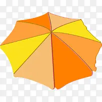 彩色伞面