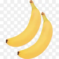 香蕉装饰平视