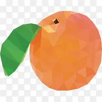 几何矢量水果李子设计元素