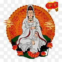 莲台观音菩萨