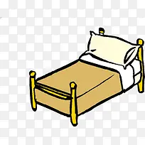 席梦思床垫和床