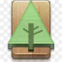 木材木木质社会图标