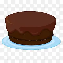 巧克力蛋糕卡通素材