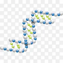 矢量图创意DNA分子