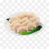 白色美味水饺食物元素