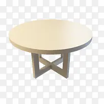 中式古典圆形木桌