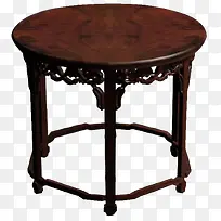 中式古典木制圆凳子