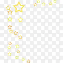漂浮素材星星五角星