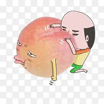 吃桃的秃顶