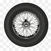 黑色汽车用品带钢线的轮胎橡胶制