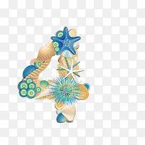 创意数字4