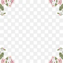 欧式花纹花卉花边边框图片