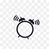 卡通闹钟铃声振动