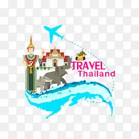 旅游创意海报元素