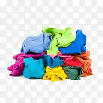一堆彩色运动衫