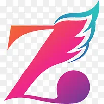 Z型彩色logo设计商标