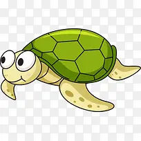 世界海洋日卡通海龟