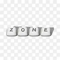 zone键盘字母