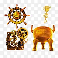 矢量金色素材