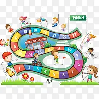 儿童飞行棋游戏
